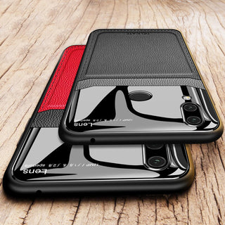 Leather Lens Luxury Card Holder Case For Redmi Note 7 & Note 7 Pro