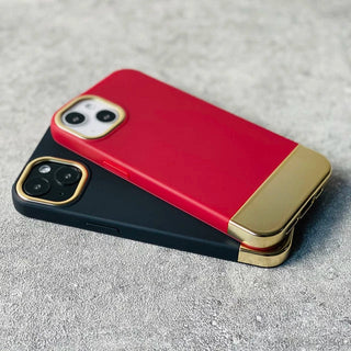 iPhone 13 Series Luxury Gold Plated Ring Case