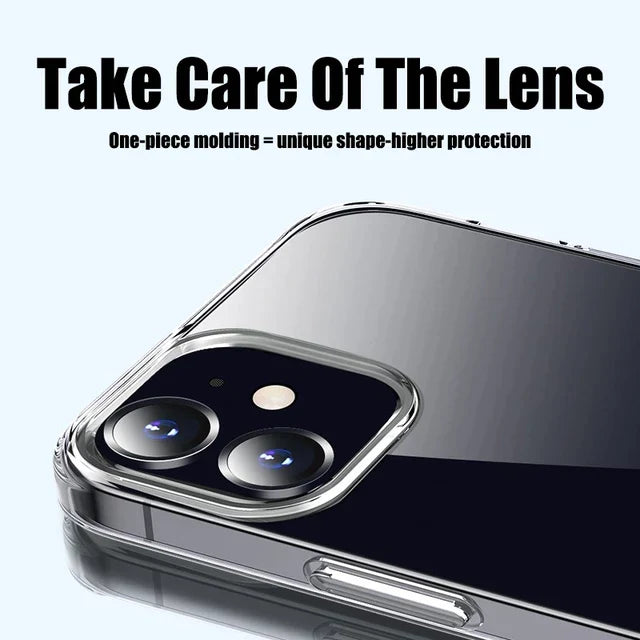 iPhone Series Shockproof Transparent Case