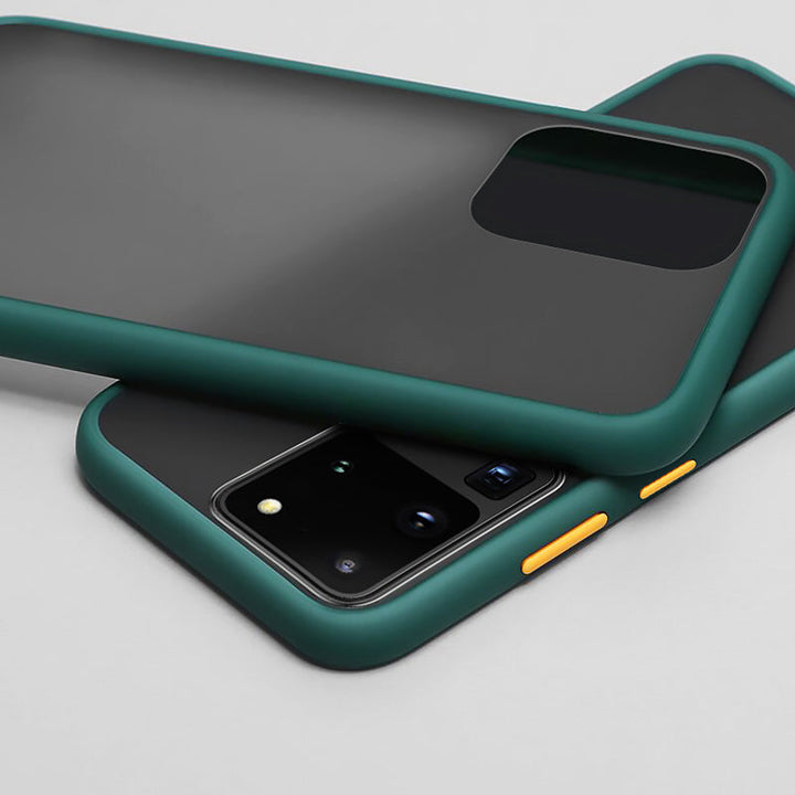 Anti-knock Armor Transparent Matte Case for Galaxy S20 Ultra