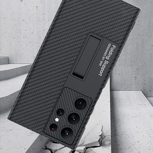 Galaxy S23 Series Carbon Fiber Kickstand Case