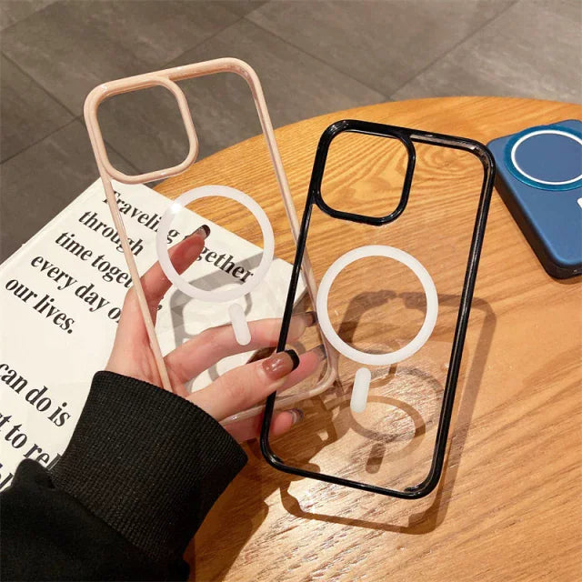 iPhone Series Colored Ring Protection with Magsafe Working Case