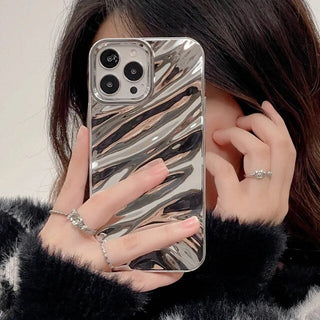 iPhone 13 Series Luxury Fashion Wave Plating Case