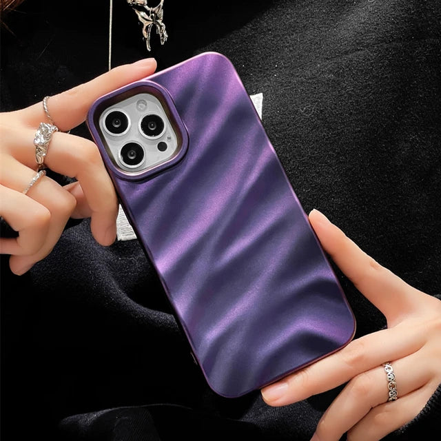 iPhone 13 Series Luxury Fashion Wave Plating Case