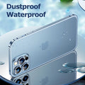 iPhone 14 Series Metal Lock Bumper Case with Lens Ring Protection