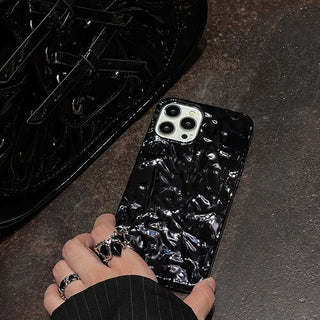 iPhone 14 Series Luxury Crush Paper Pattern Case