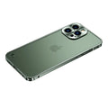 iPhone 13 Series Frosted Metal Lock Frame Camera Protection Case