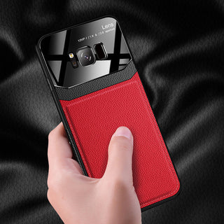 Leather Lens Luxury Card Holder Case For Galaxy S8/ S8 Plus