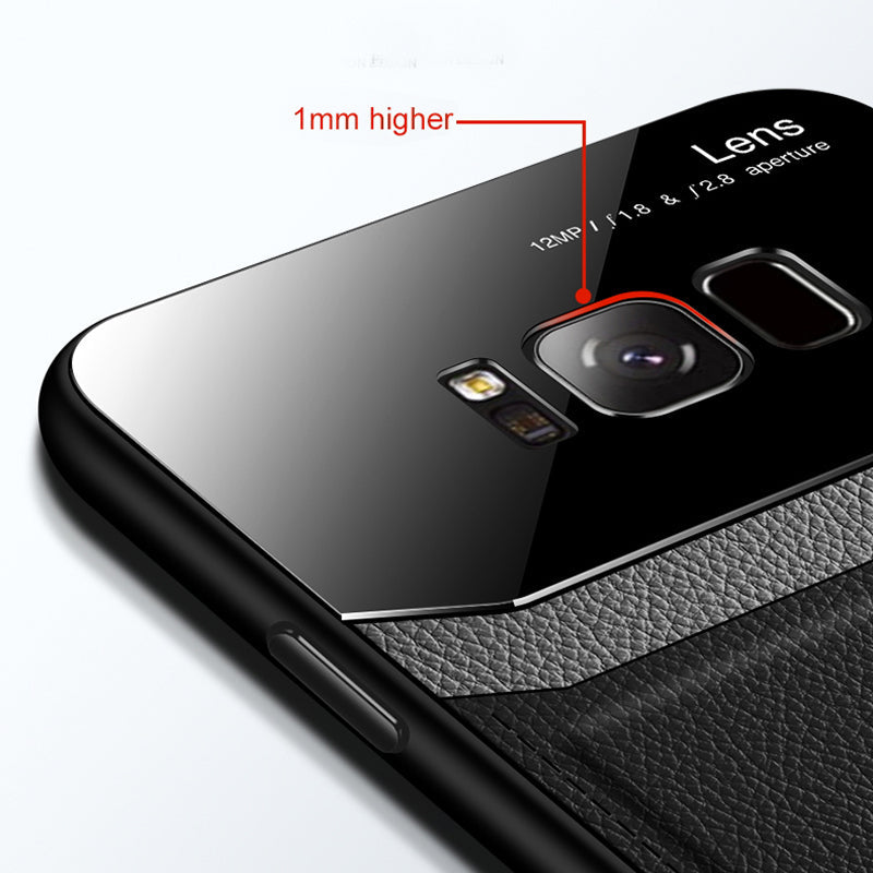 Leather Lens Luxury Card Holder Case For Galaxy S8/ S8 Plus