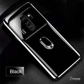 Luxury Mirror Effect Ring Bracket Case For Galaxy A6 Plus