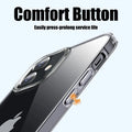 iPhone Series Shockproof Transparent Case