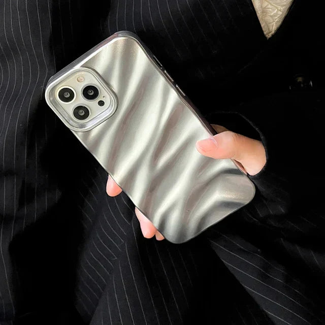 iPhone 13 Series Luxury Fashion Wave Plating Case