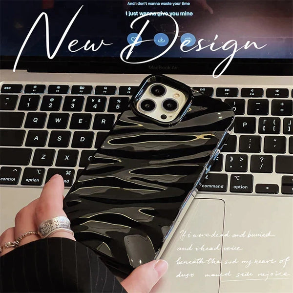 iPhone 13 Series Luxury Fashion Wave Plating Case