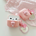 Cute Rabbit Silicone Protective Case for AirPods