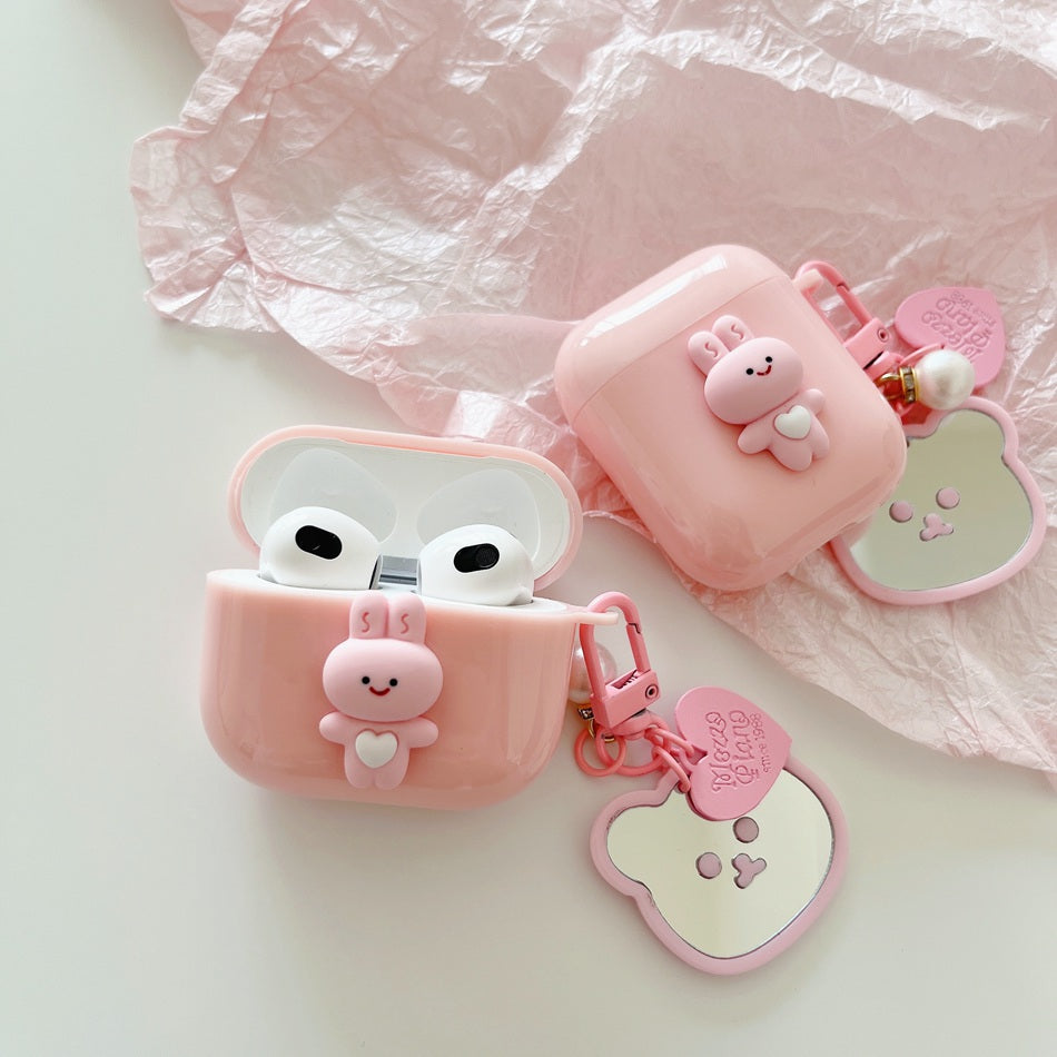 Cute Rabbit Silicone Protective Case for AirPods