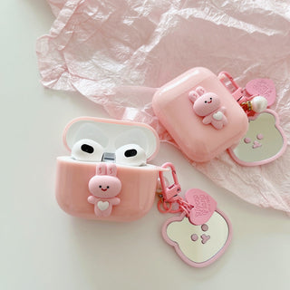 Cute Rabbit Silicone Protective Case for AirPods