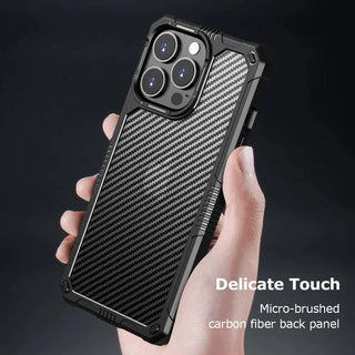 iPhone 13 Series Luxury Carbon Fiber Shockproof Antifall Case