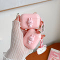 Cute Rabbit Silicone Protective Case for AirPods
