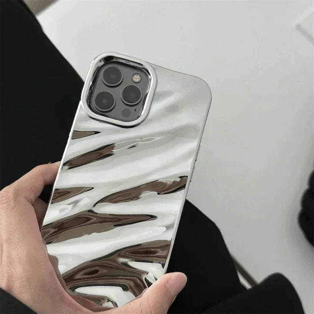 iPhone 13 Series Luxury Fashion Wave Plating Case