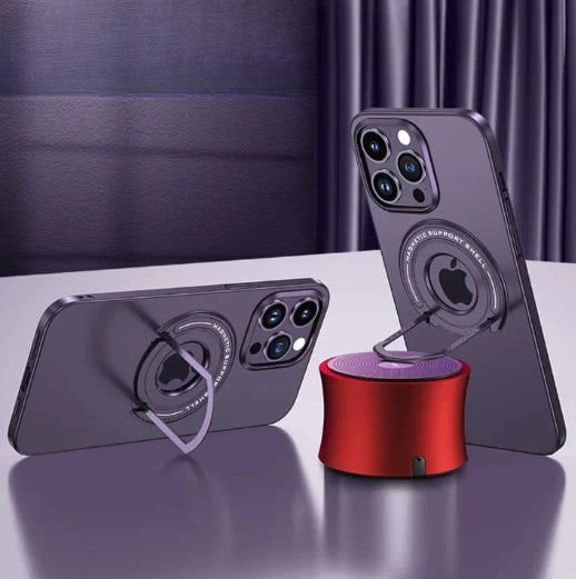 iPhone Series 13/14 Magnetic Support Shell Kickstand Case