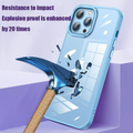 iPhone 14 Series Luxury Shockproof Acrylic Case with Metal Camera Protection