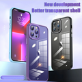 iPhone 14 Series Luxury Shockproof Acrylic Case with Metal Camera Protection