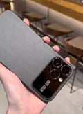 iPhone 13/14 Series Wood Texture Logo Engraved
