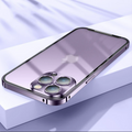 iPhone 14 Series Metal Lock Bumper Case with Lens Ring Protection