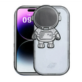 iPhone Series Astronaut Lens Bracket Electroplated Phone Case