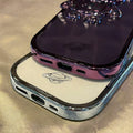 iPhone Series Astronaut Lens Bracket Electroplated Phone Case
