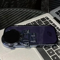 iPhone Series Astronaut Lens Bracket Electroplated Phone Case