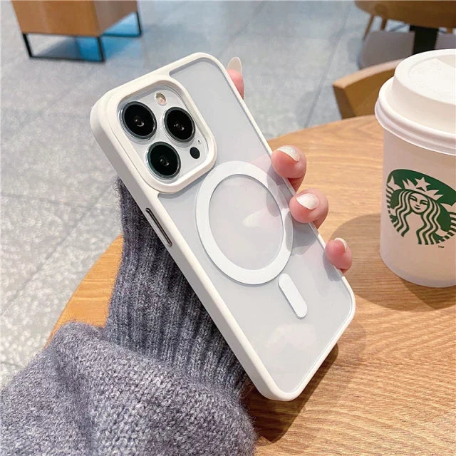 iPhone Series Colored Ring Protection with Magsafe Working Case