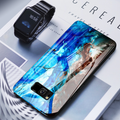 Luxury Artistic Marble Protective Glass Case ( SALE )