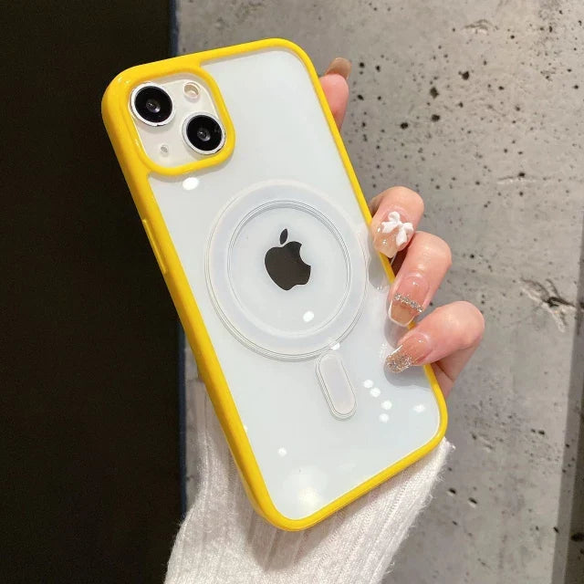 iPhone Series Colored Ring Protection with Magsafe Working Case