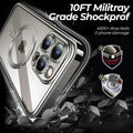 iPhone 15 Series Strong Magnetic Wireless Charging Double Protection Glass Case