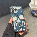 iPhone 14 Series New Electroplating Unique Skull Case