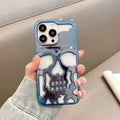 iPhone 14 Series New Electroplating Unique Skull Case
