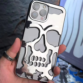 iPhone 14 Series New Electroplating Unique Skull Case