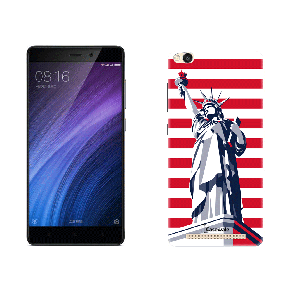 Statue of Liberty Printed Cover for Redmi 4A