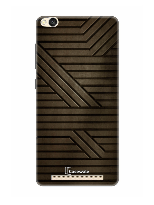 Steel Design Printed Cover for Redmi 4A