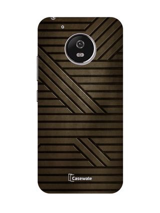 Steel Design Cover for Moto G5 Plus