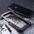 Luxury Metal Aluminum Wood Protective Bumper Case for iPhone X, Xs ,XR or Xs Max