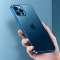 iPhone 14 Series Luxury Plating Square Frame Bumper Case