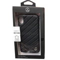 Mercedes Benz Pattern II Genuine Leather Hard Case for iPhone X