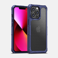 iPhone 13 Series Luxury Carbon Fiber Shockproof Antifall Case