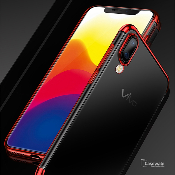 Luxury Electroplating Transparent Case For Vivo V11