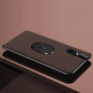 Magnetic Stand Cloth Texture Phone Holder Case for VIVO V15 Pro