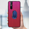 Magnetic Stand Cloth Texture Phone Holder Case for VIVO V15 Pro