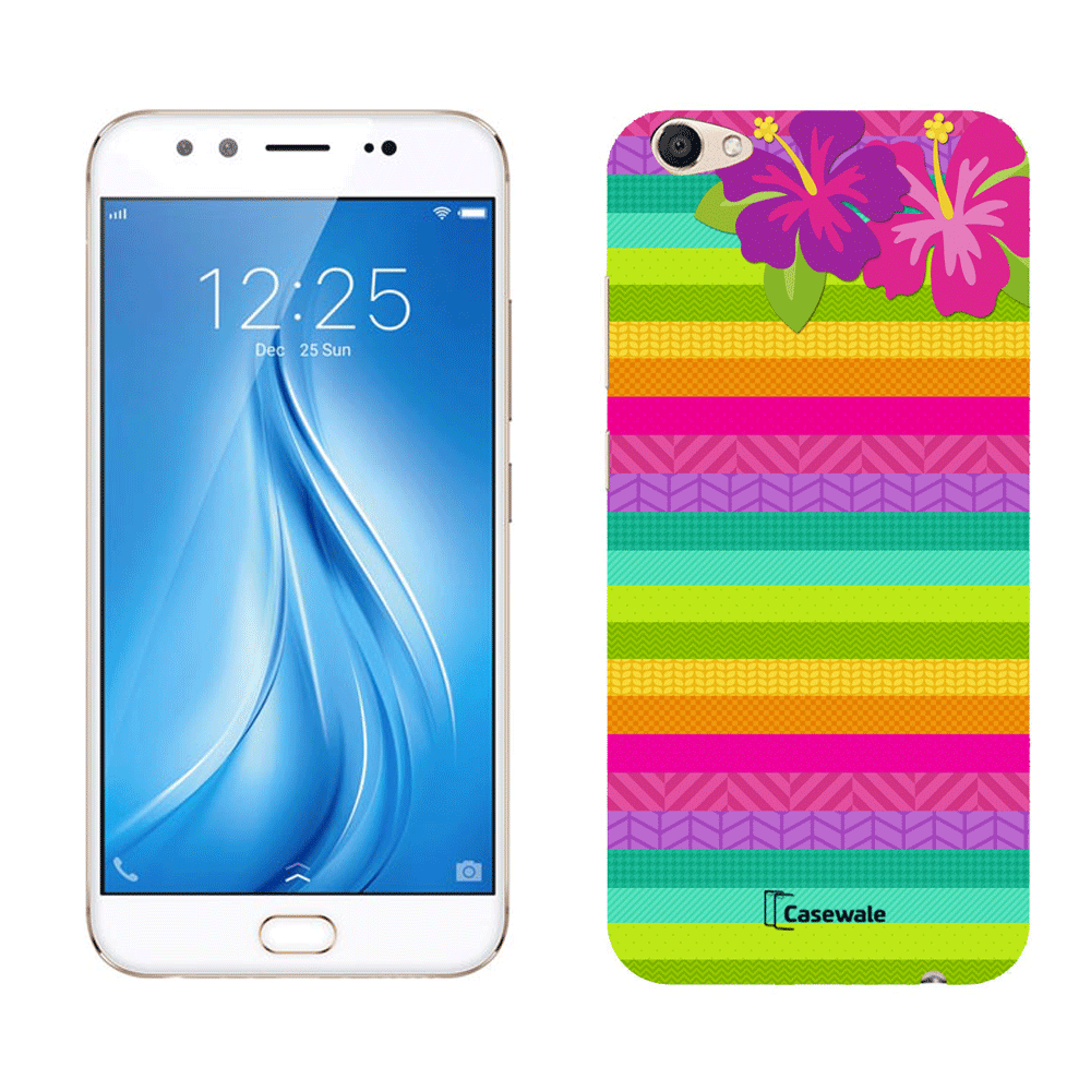 Multi Coloured Printed Cover for Vivo V5 Plus