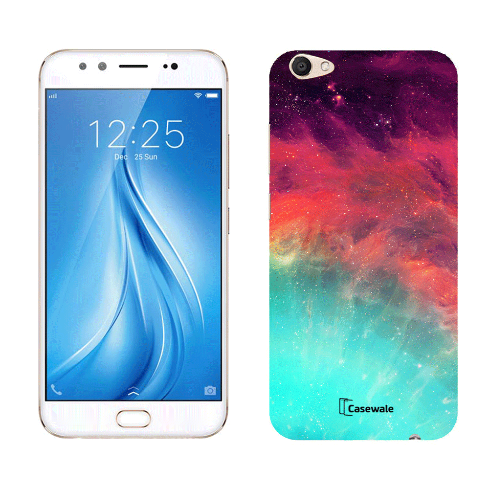 Multi Shades Galaxy Printed Cover for Vivo V5 Plus